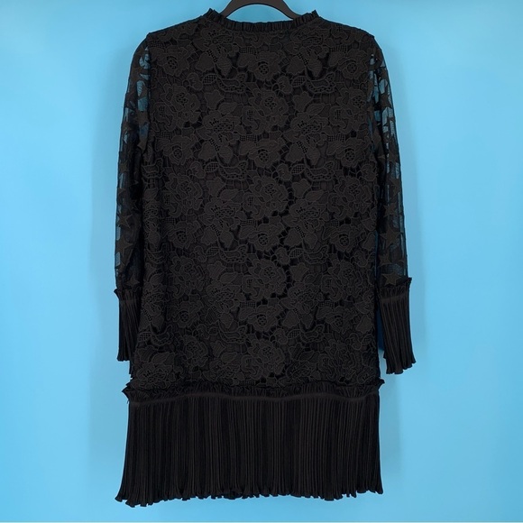 Scotch & Soda Dress Womens Black Lace Floral Stars Dark Romantic Whimsigoth - Picture 7 of 10